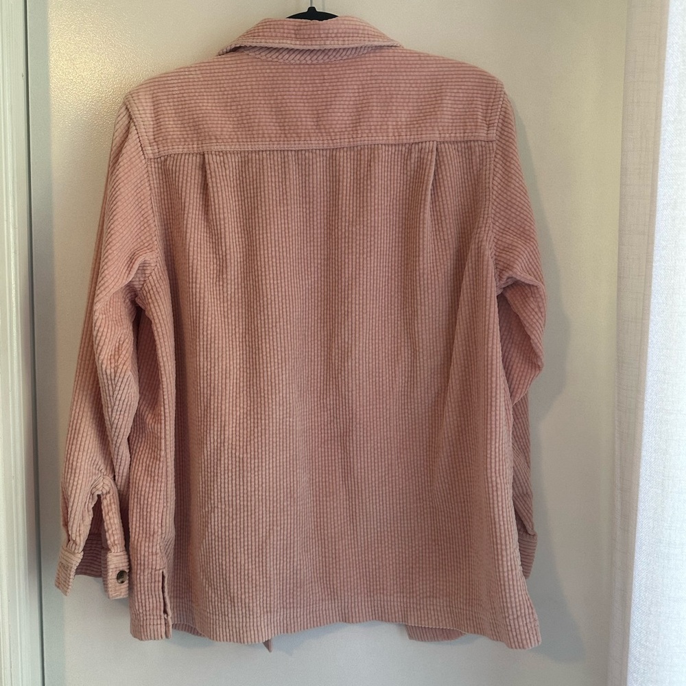 Vintage Pink Corduroy Button-Up Shirt - Picture 2 of 4